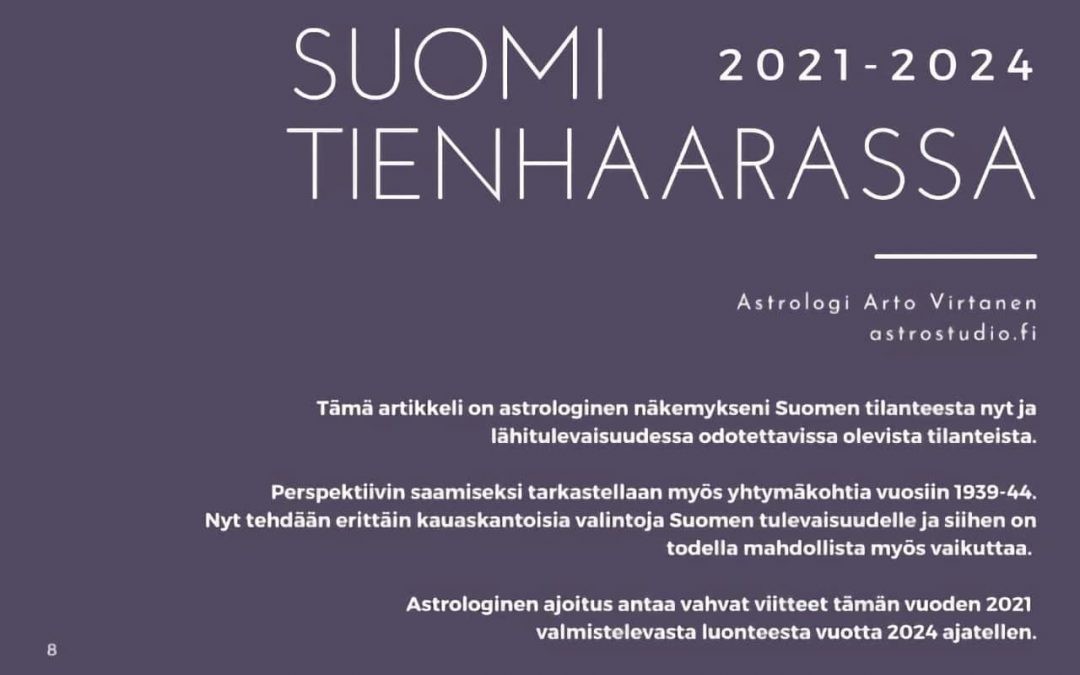 Suomi tienhaarassa 2021-2024